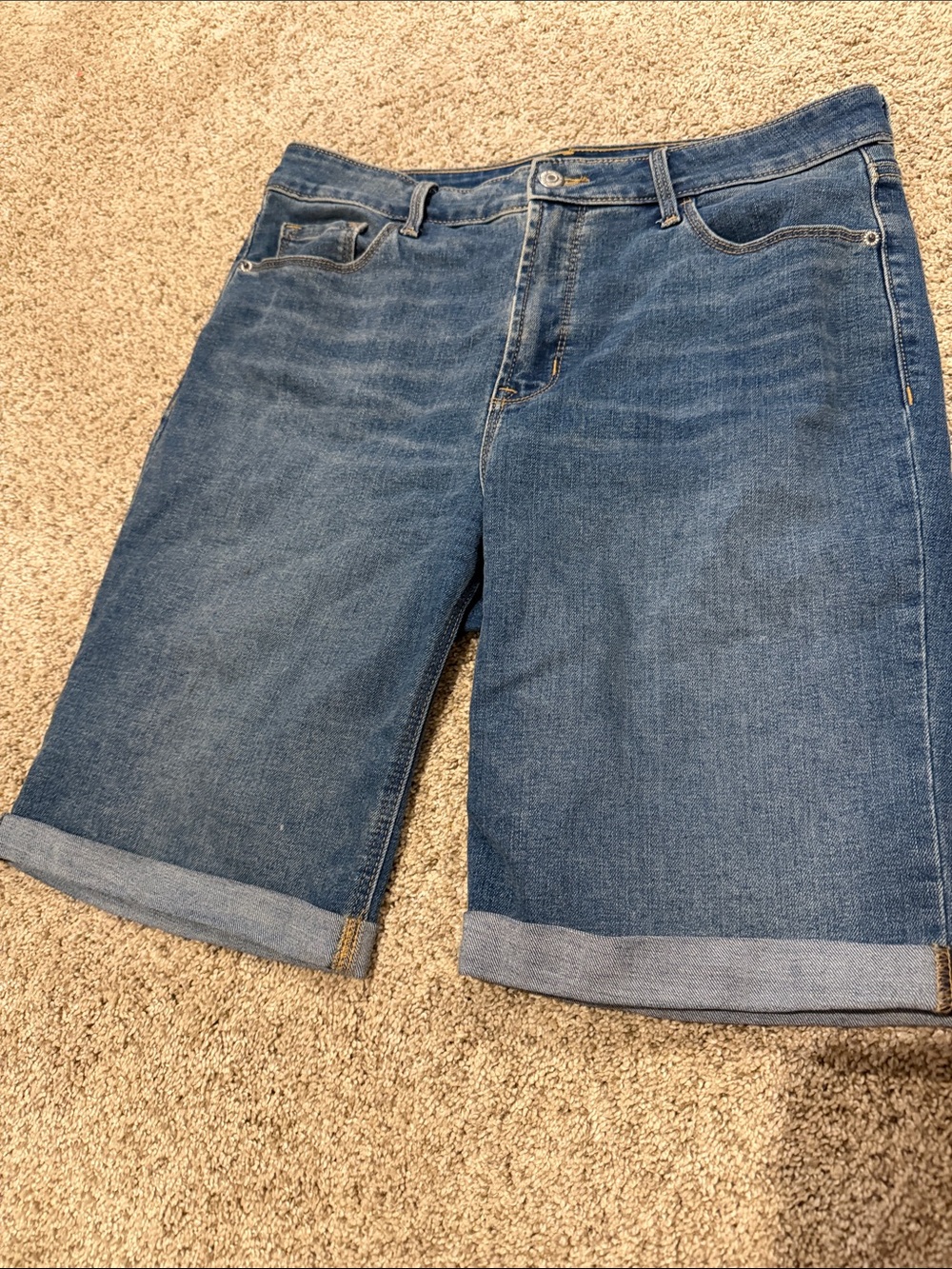Old Navy Denim Bermuda Shorts - Blue